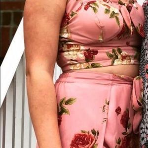 Two piece floral set